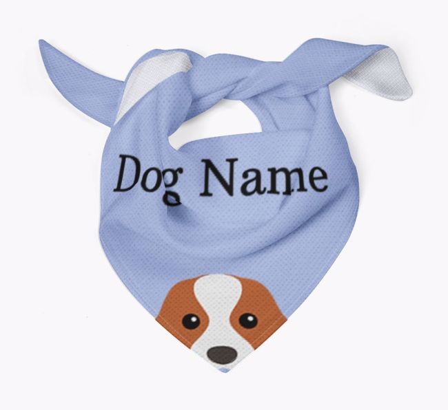 Personalized Dog Bandana with Peeking Yappicons for {dogsName}